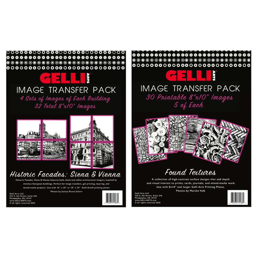Gelli Arts® Image Transfers 8" x 10" Selection