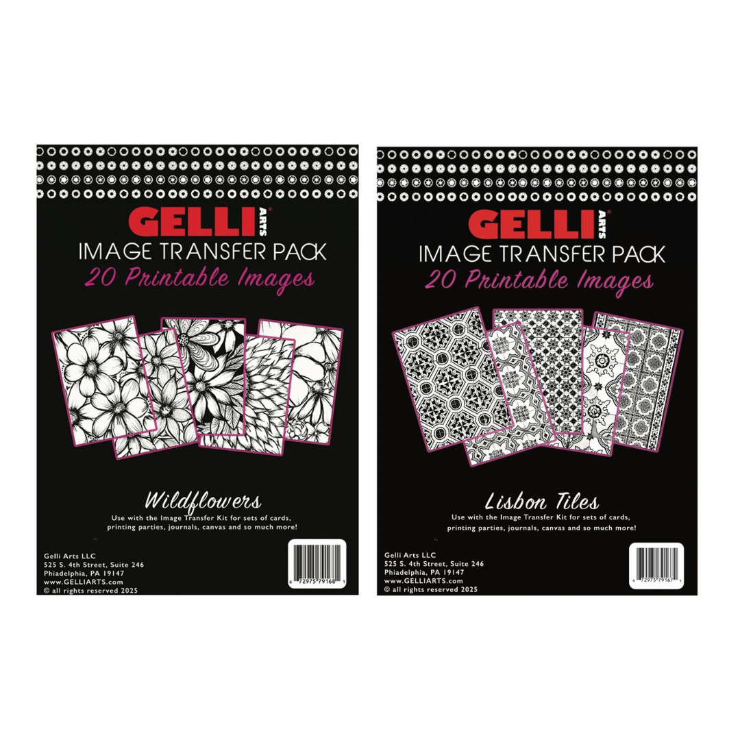 Gelli Arts® Image Transfer "5 x 7" Selection - Set #3