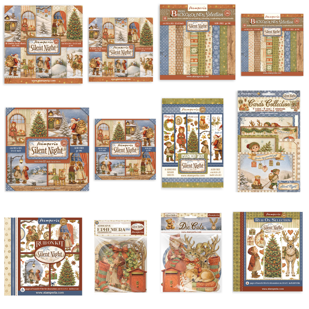 Stamperia Silent Night Papercrafters Collection