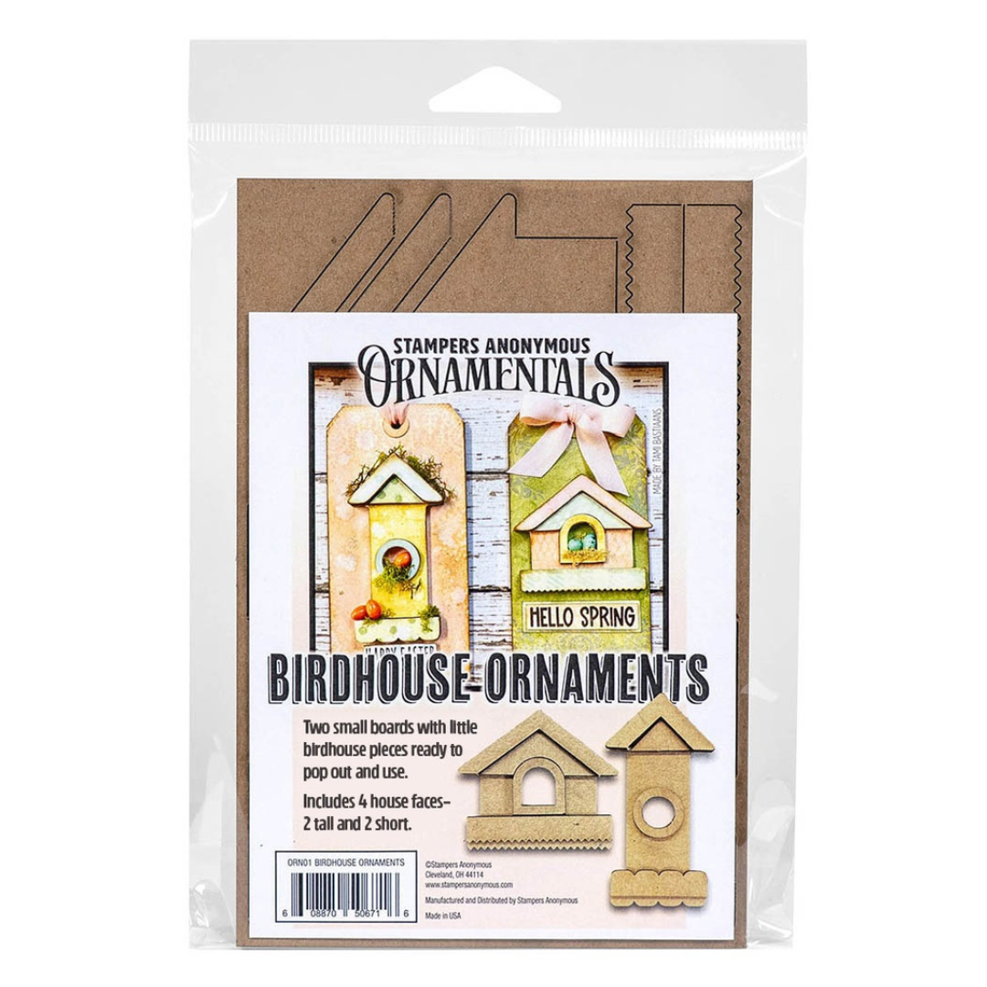 Stampers Anonymous Birdhouse Ornaments