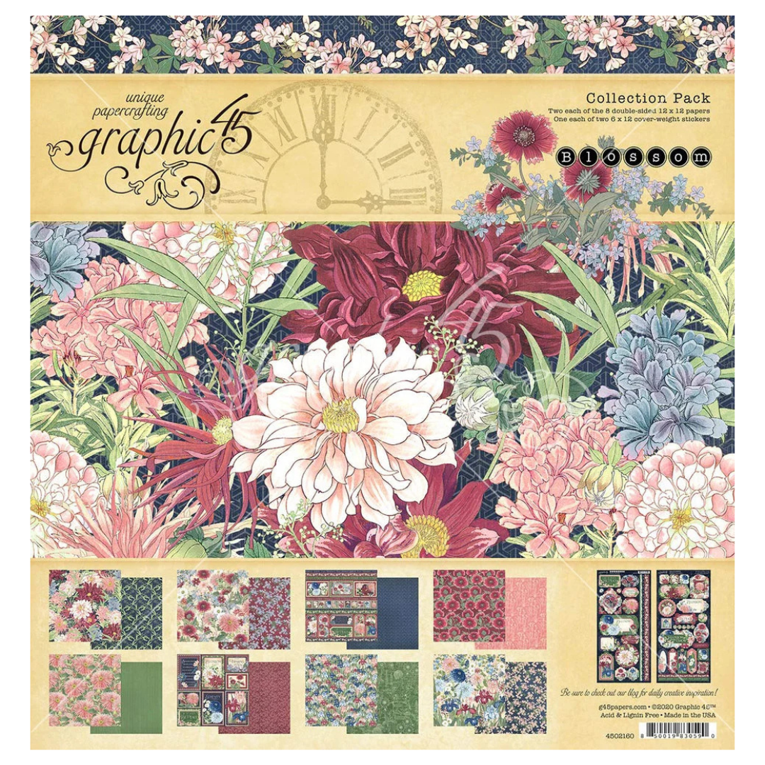 Graphic 45 Blossom 12" x 12" Collection Pack