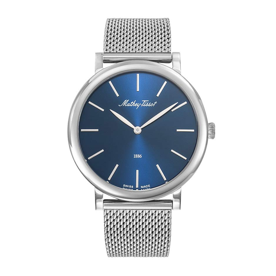 Mathey Tissot Monsoon Round Stainless Steel Watch H7916ABU