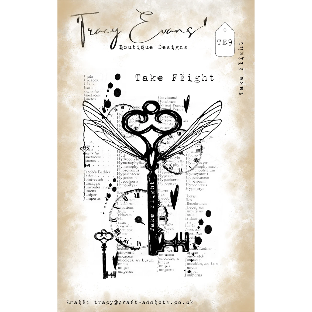 Tracy Evans Take Flight A7 Stamp Set