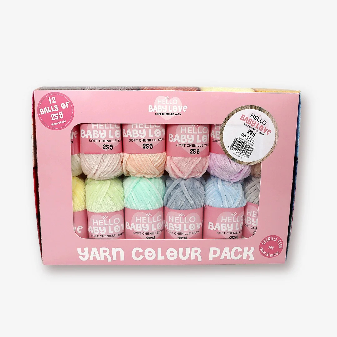 Hello Baby Love Pastel Box - 12 x 25g Balls