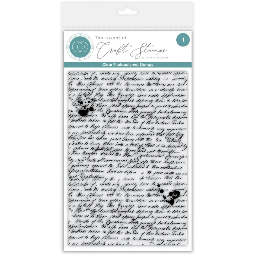 Craft Consortium The Collector A6 Clear Photopolymer Stamp Set Pen Pal
