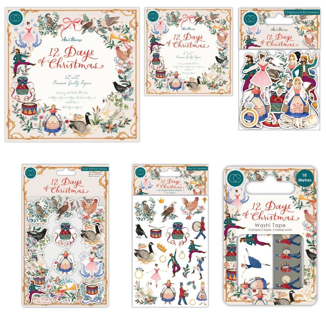 Craft Consortium 12 Days of Christmas Papercraft Collection