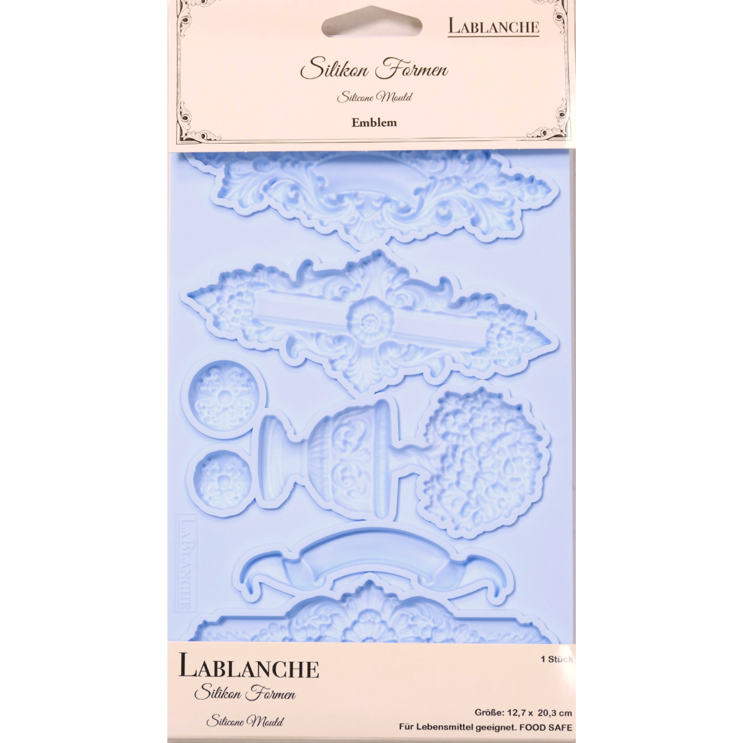 LaBlanche Baroque Emblem Silicone Mould