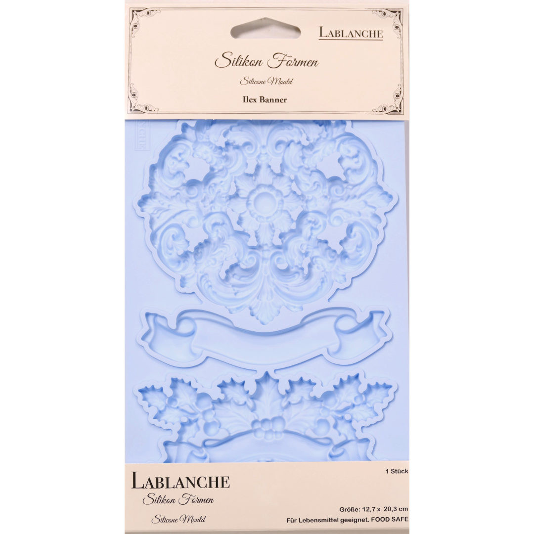 LaBlanche Baroque Banner Silicone Mould