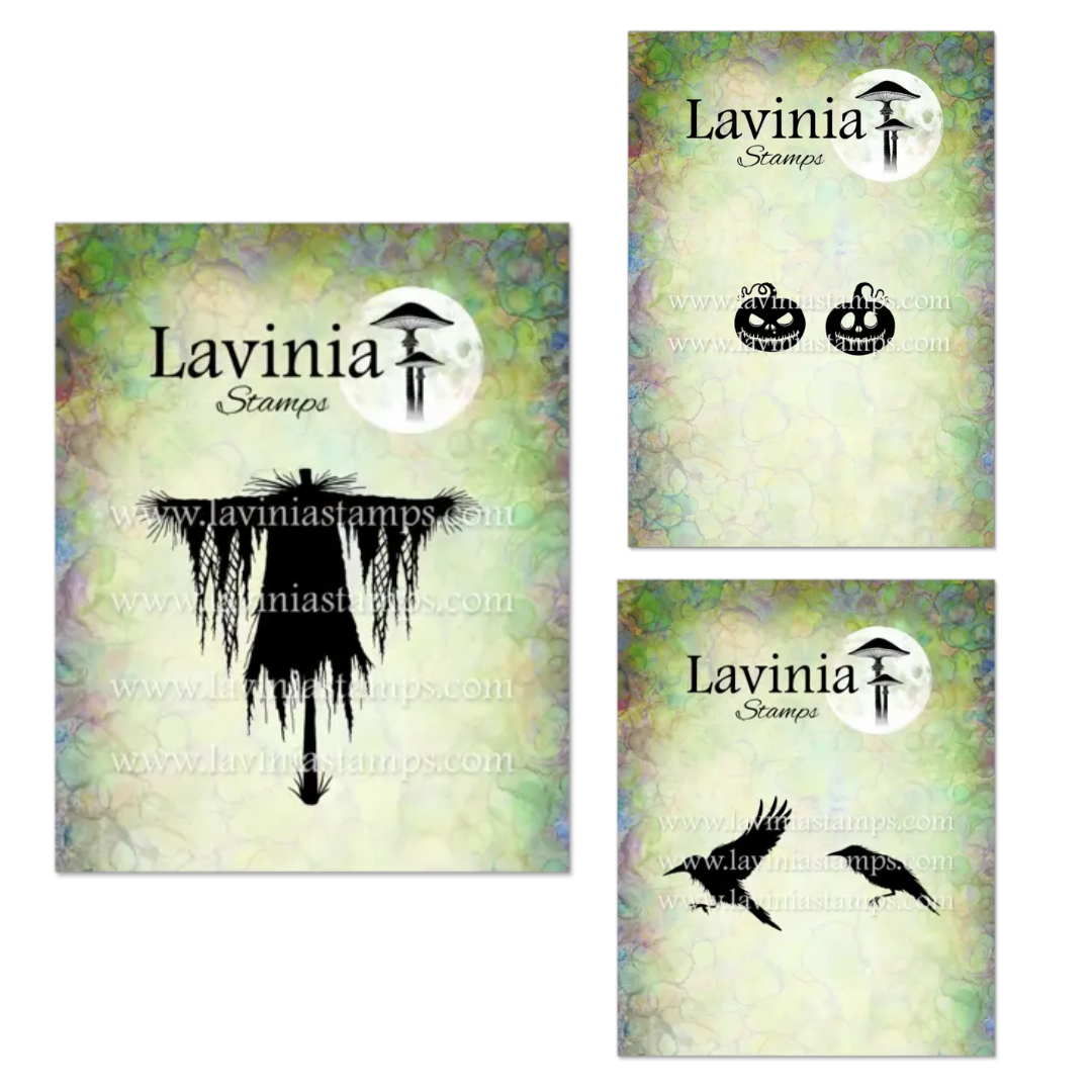 Lavinia Stamps Midnight Coven - Harlan, Murk, Mist , Poe & Noctis Stamps
