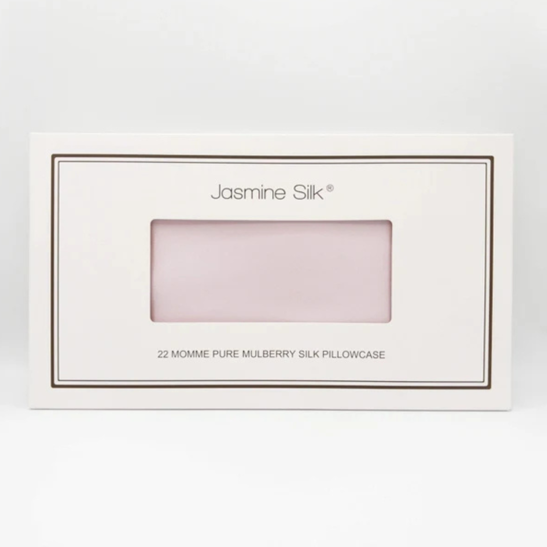 Jasmine Silk 22 Momme Silk Housewife Pink Pillowcases