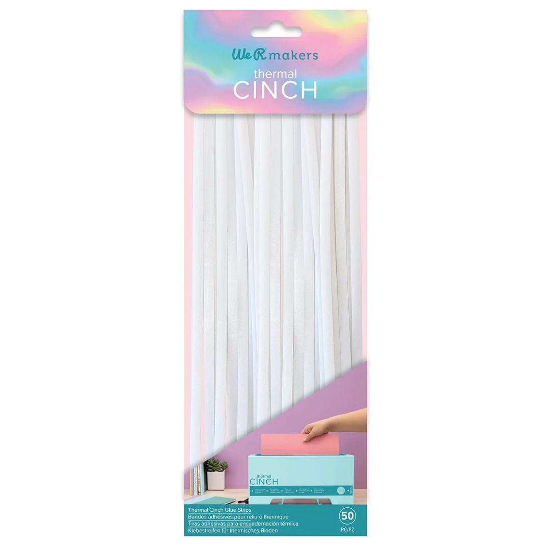 We R Thermal Cinch Adhesive Glue Strips - 50 Pack