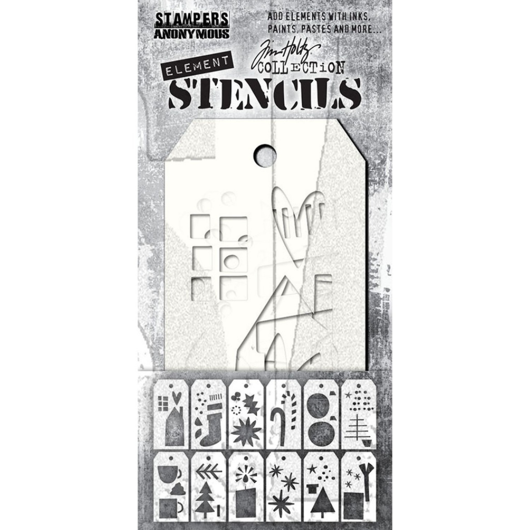 Tim Holtz Element Stencils - Festive