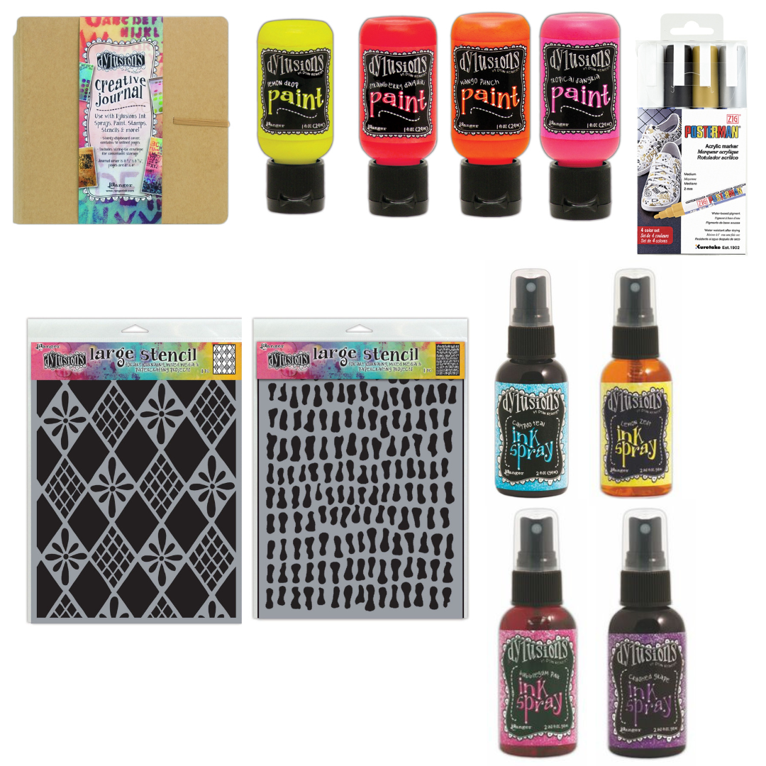 Get Started with Dylusions Mixed Media Collection