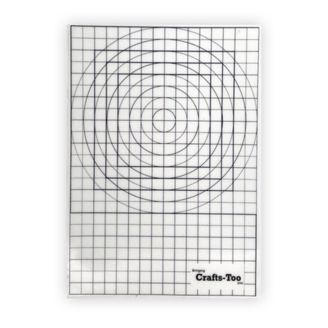 Crafts Too A4 Circle Lines Magic Mat Pair