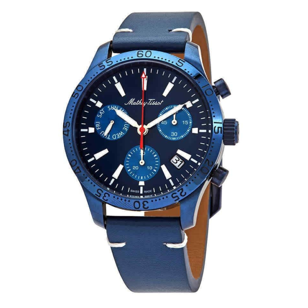 Mathey Tissot Type 22 Chrono H1822CHLBU Blue Watch