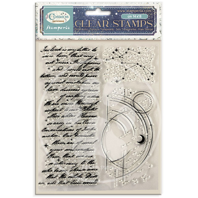 Stamperia Cosmos Clear Stamp Set