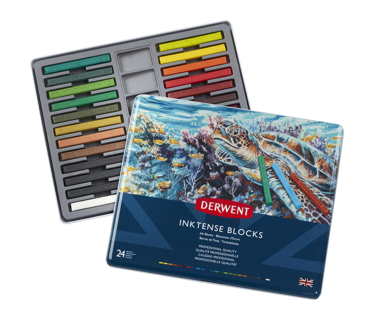 Derwent Inktense Blocks Tin of 24