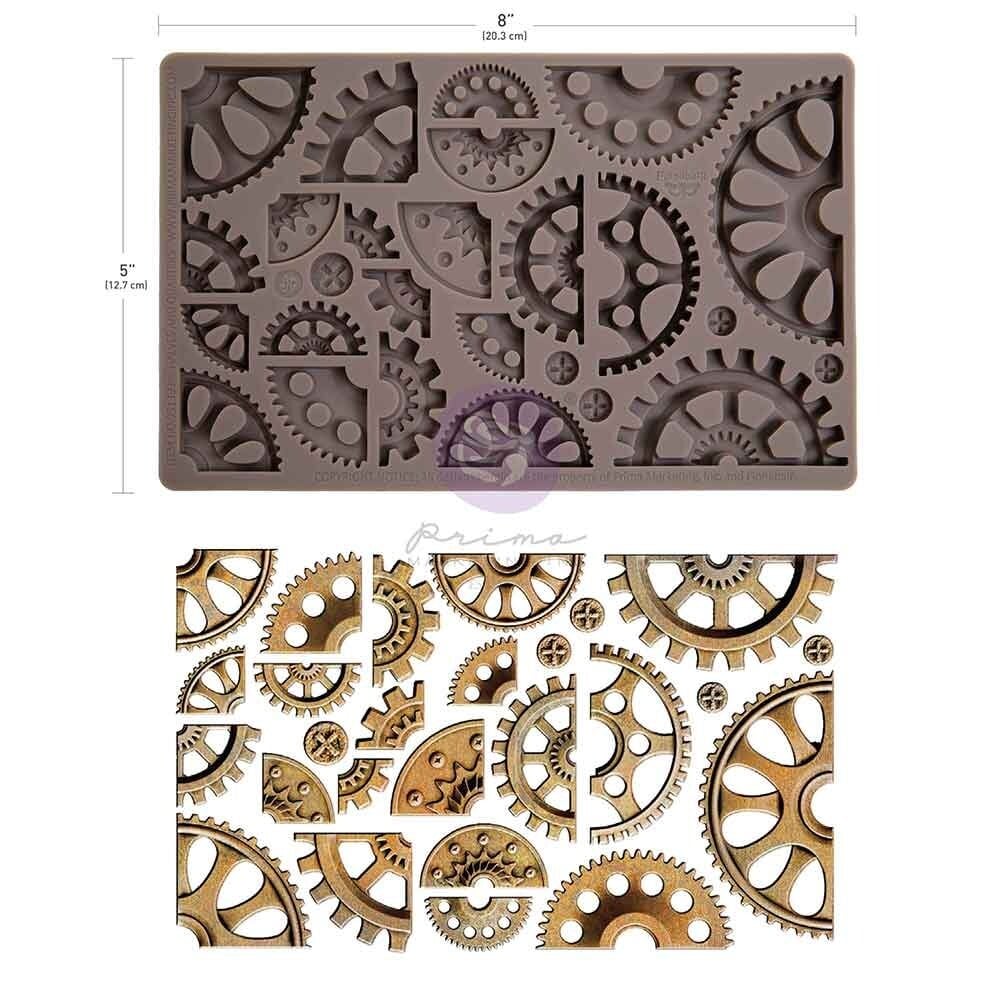 Finnabair Imaginarium Halves & Quarters 5x8" Silicone Mould