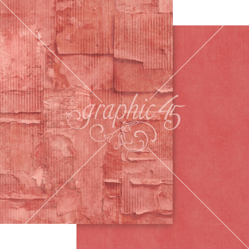Graphic 45 Journaling Through Time 8.5" x 11" Patterns and Solids Pack - 16 Double Sided Sheets