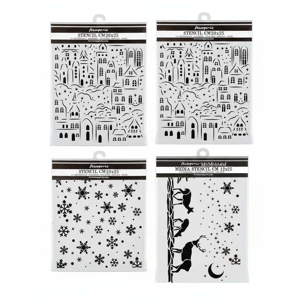 Stamperia Winter Magic Stencil Collection