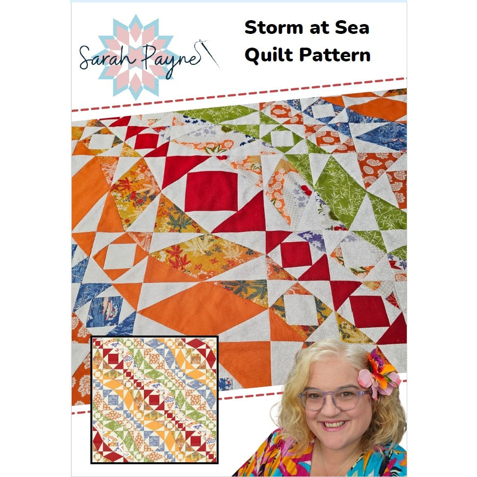 Sarah Payne Storm at Sea A4 Quilt Pattern
