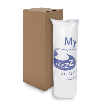 Sleep Genie Orthopaedic Pillow with Air Pocket and Specially Shaped Egyptian Cotton Pillowcase