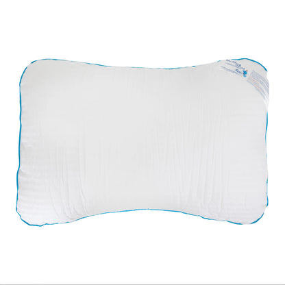 Sleep Genie Orthopaedic Pillow with Air Pocket and Specially Shaped Egyptian Cotton Pillowcase