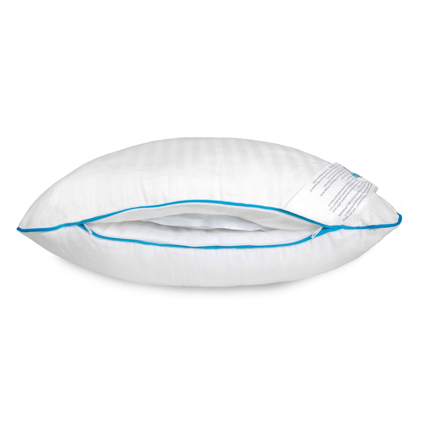 Sleep Genie Orthopaedic Pillow with Air Pocket and Specially Shaped Egyptian Cotton Pillowcase