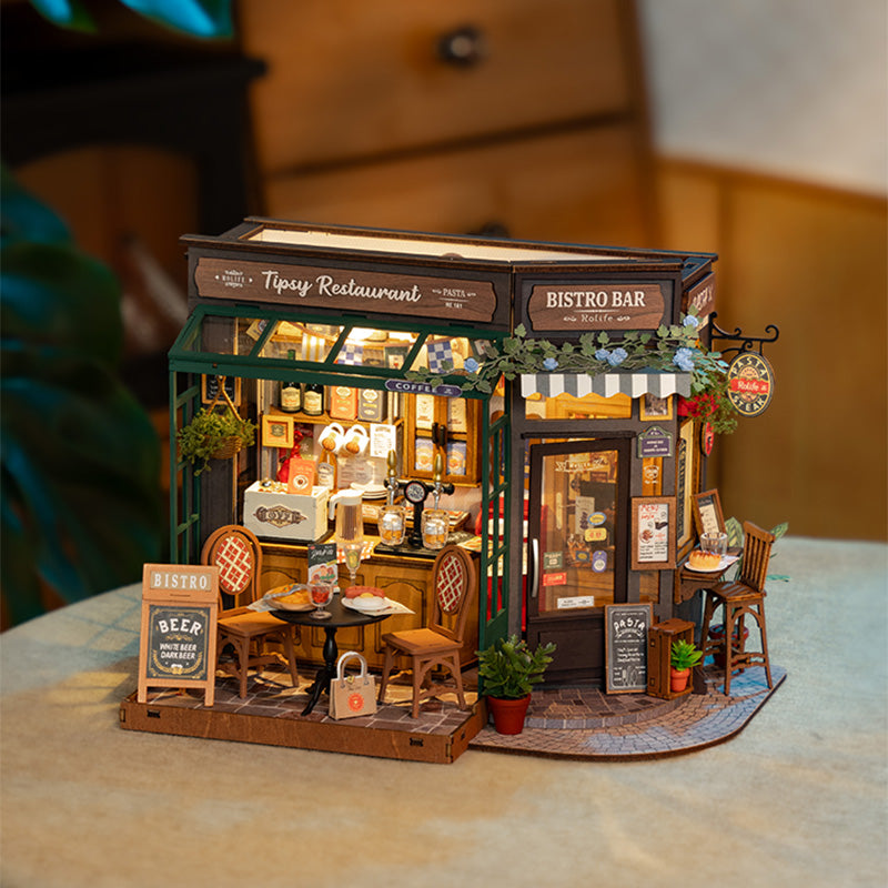 Rolife Tipsy Restaurant - DIY Miniature House - DG167-A