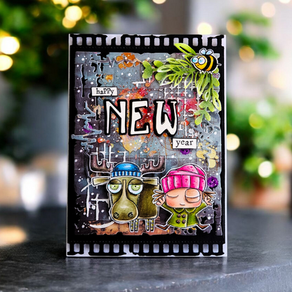 AALL & Create Die-Cutting Die Set - #DI-92 Retro Numbers