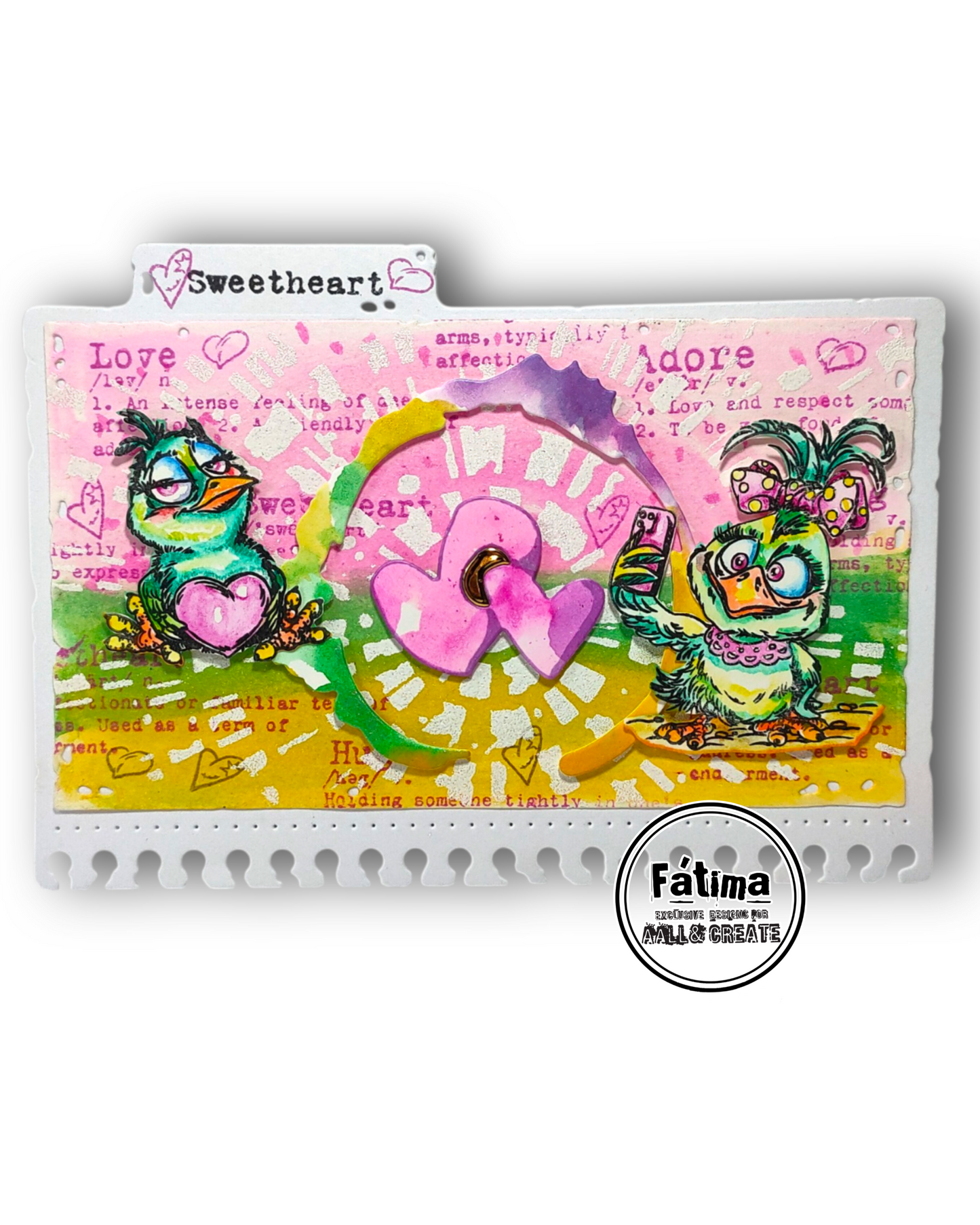 AALL & Create Die-Cutting Die Set - Spilled Feelings #DI-107