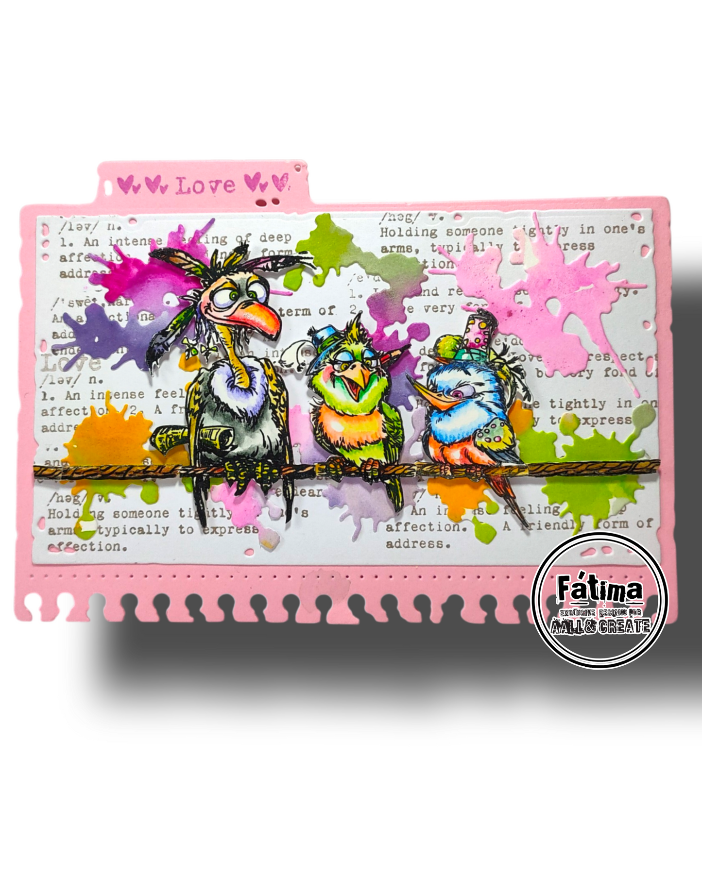 AALL & Create Die-Cutting Die Set - Spilled Feelings #DI-107