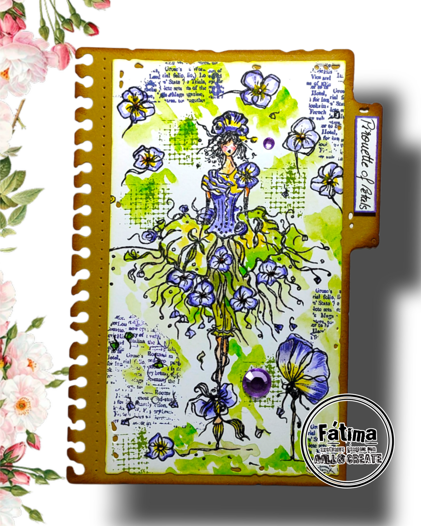 AALL & Create Whispers of Form Soizic Stamps Bundle | 6 Stamp Set Collection #TP-1398 to #TP-1403