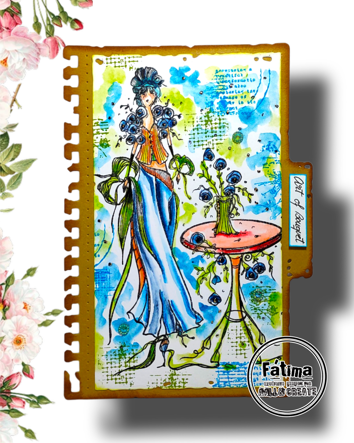 AALL & Create Whispers of Form Soizic Stamps Bundle | 6 Stamp Set Collection #TP-1398 to #TP-1403