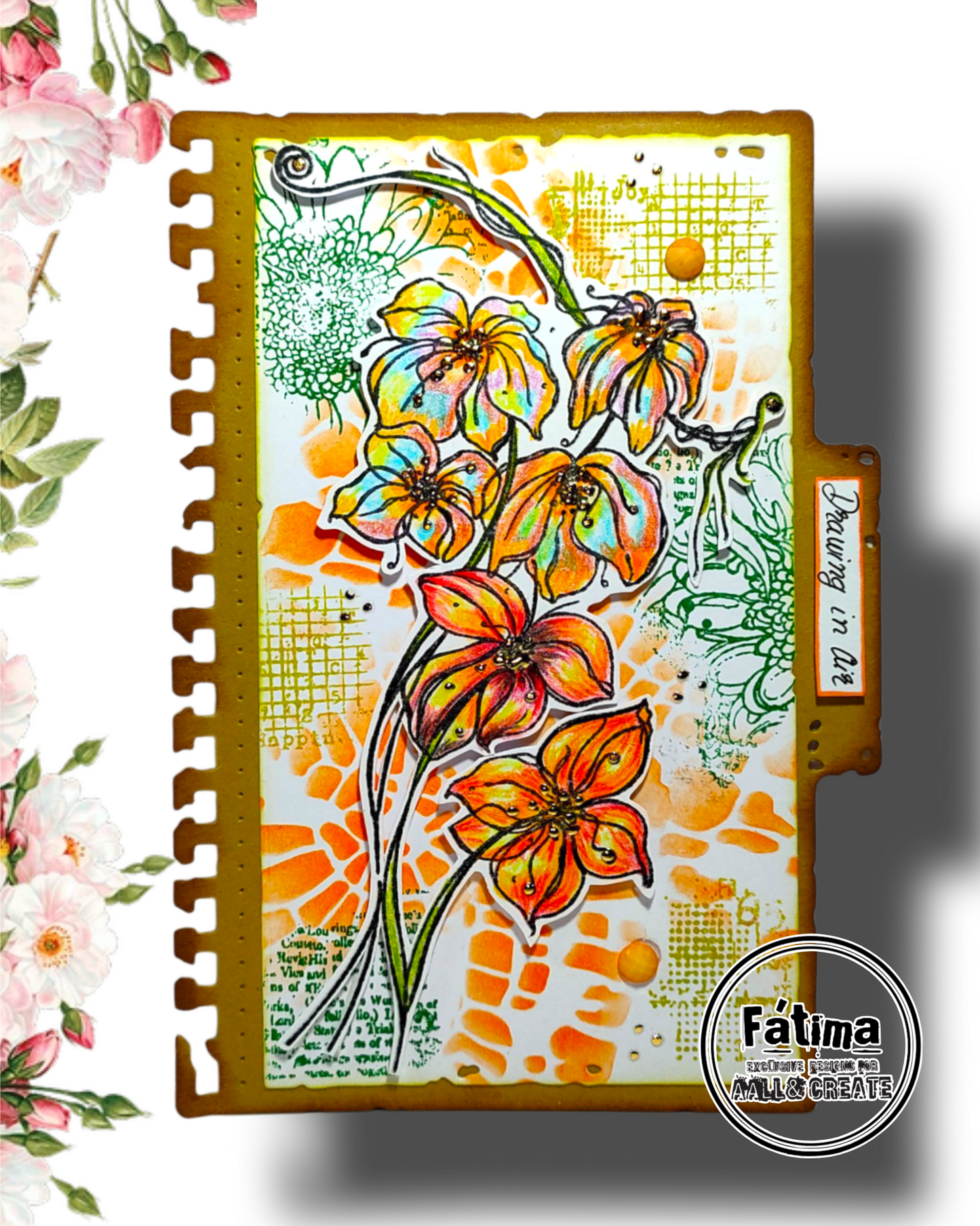 AALL & Create Whispers of Form Soizic Stamps Bundle | 6 Stamp Set Collection #TP-1398 to #TP-1403