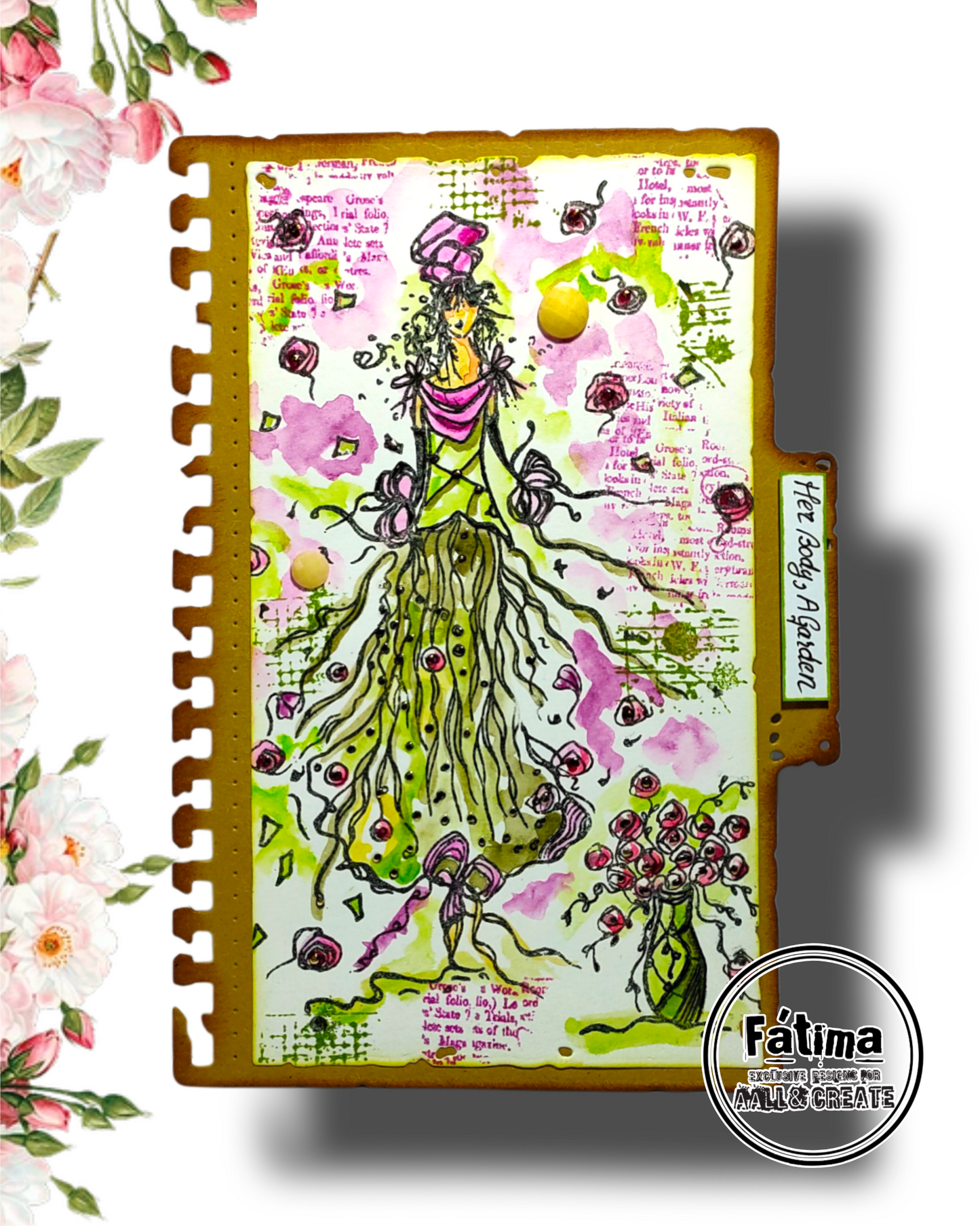 AALL & Create Whispers of Form Soizic Stamps Bundle | 6 Stamp Set Collection #TP-1398 to #TP-1403