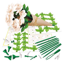 The Happy Puzzle Company Floral Art 6 White Roses