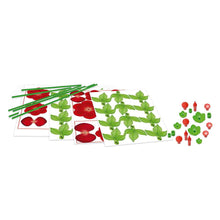 The Happy Puzzle Company Floral Art Bouquet of Red Roses