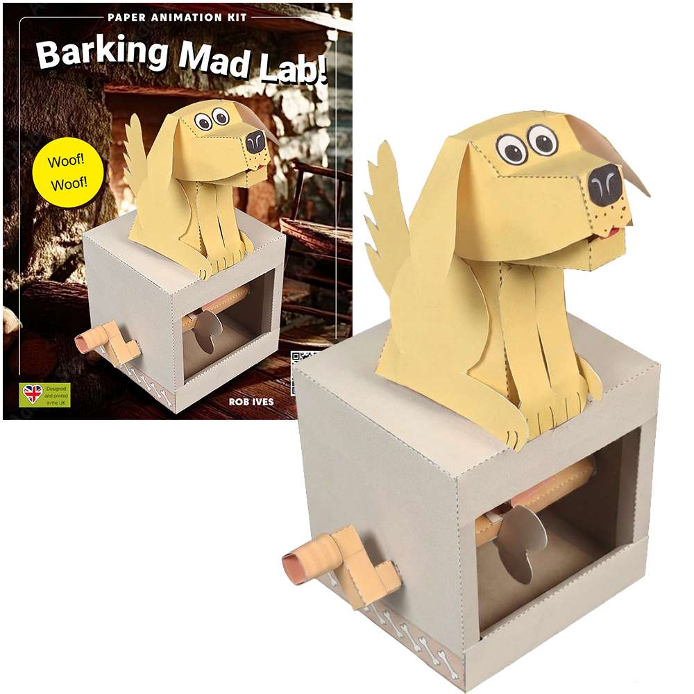 The Happy Puzzle Company Barking Mad Lab Animation Kits