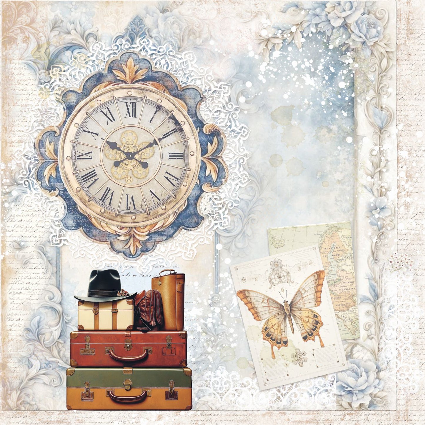 Ciao Bella Paper Eastern Journey  12"x12" Paper Pad