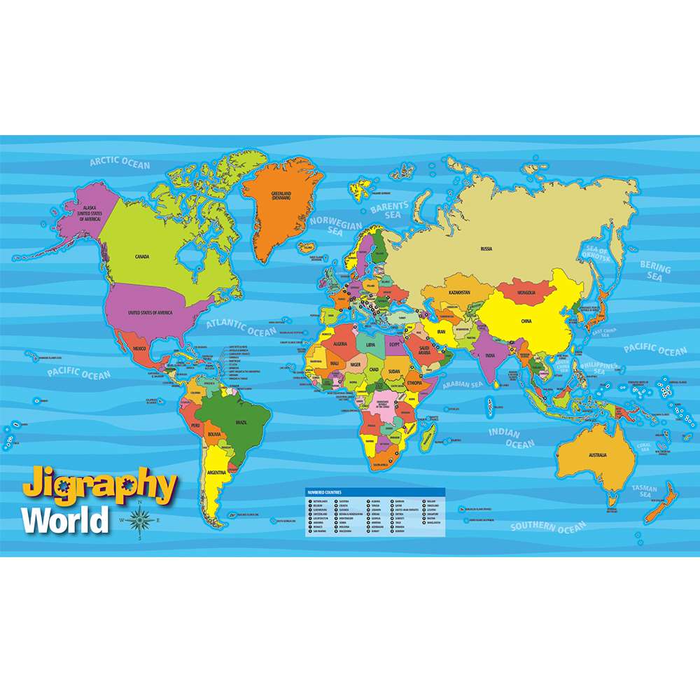 The Happy Puzzle Company Jigraphy World