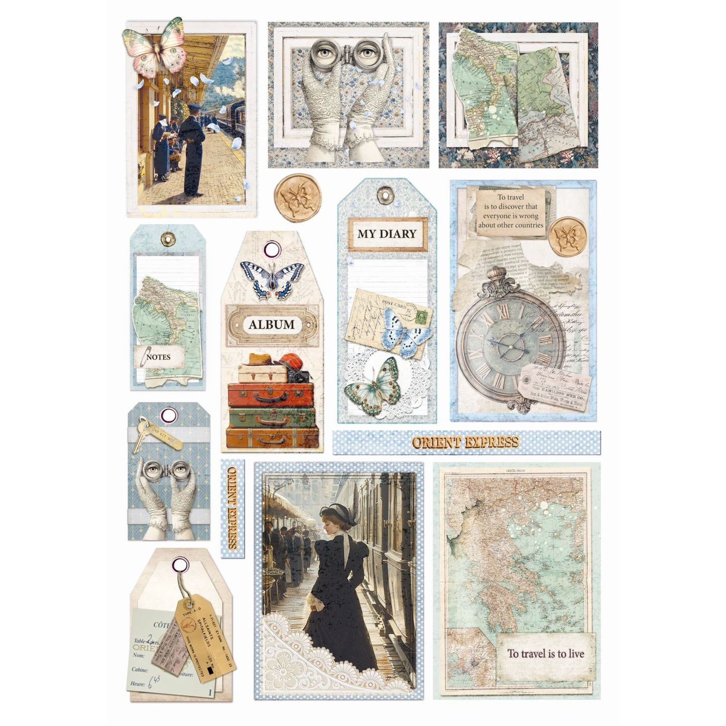 Ciao Bella Paper Eastern Journey  A4 Creative Pad