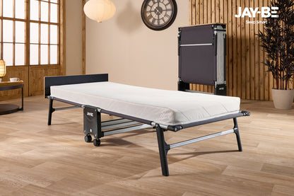 Jay-Be RE80 Rollaway Folding Bed with Single Mattress and Storage Cover