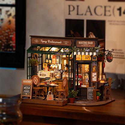 Rolife Tipsy Restaurant - DIY Miniature House - DG167-A