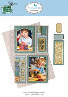 Elizabeth Craft Designs Everyday Memories Pocket Page Inset 1 Die Set - 15 Dies