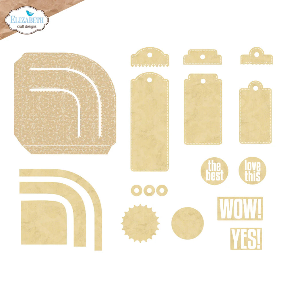 Elizabeth Craft Designs Everyday Memories Memory Binder, Paper, Dies and Stamps Bundle