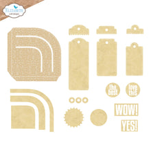 Elizabeth Craft Designs Everyday Memories Rounded Pocket with Tags Die Set - 17 Dies