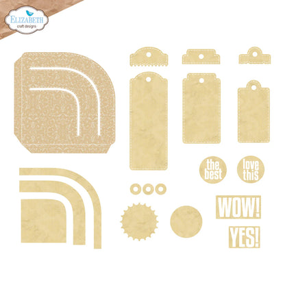 Elizabeth Craft Designs Everyday Memories Memory Binder, Paper, Dies and Stamps Bundle