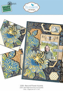 Elizabeth Craft Designs Everyday Memories Bee & Flower Accents Die Set - 7 Dies