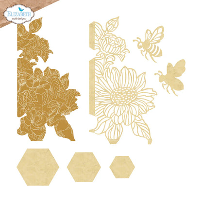 Elizabeth Craft Designs Everyday Memories Bee & Flower Accents Die Set - 7 Dies